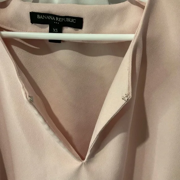 Banana Republic Women’s Pink Short Sleeve Feminine Top Size XS - Picture 4 of 10